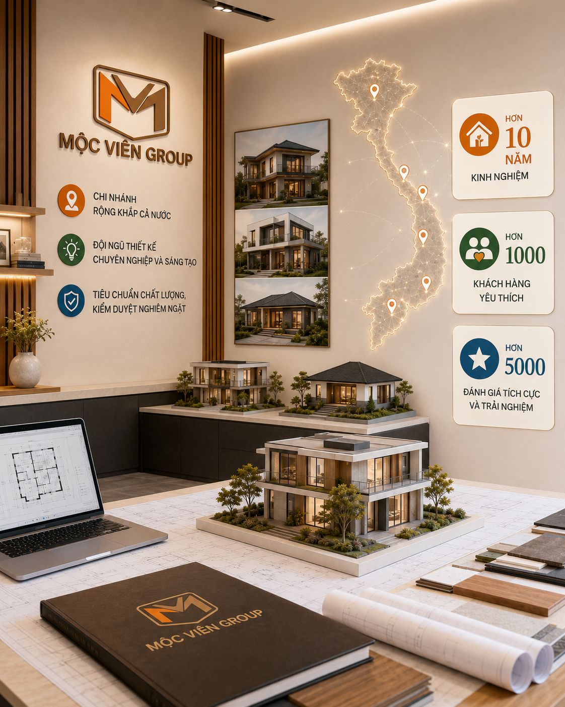 Giới thiệu văn phòng Mộc Viên