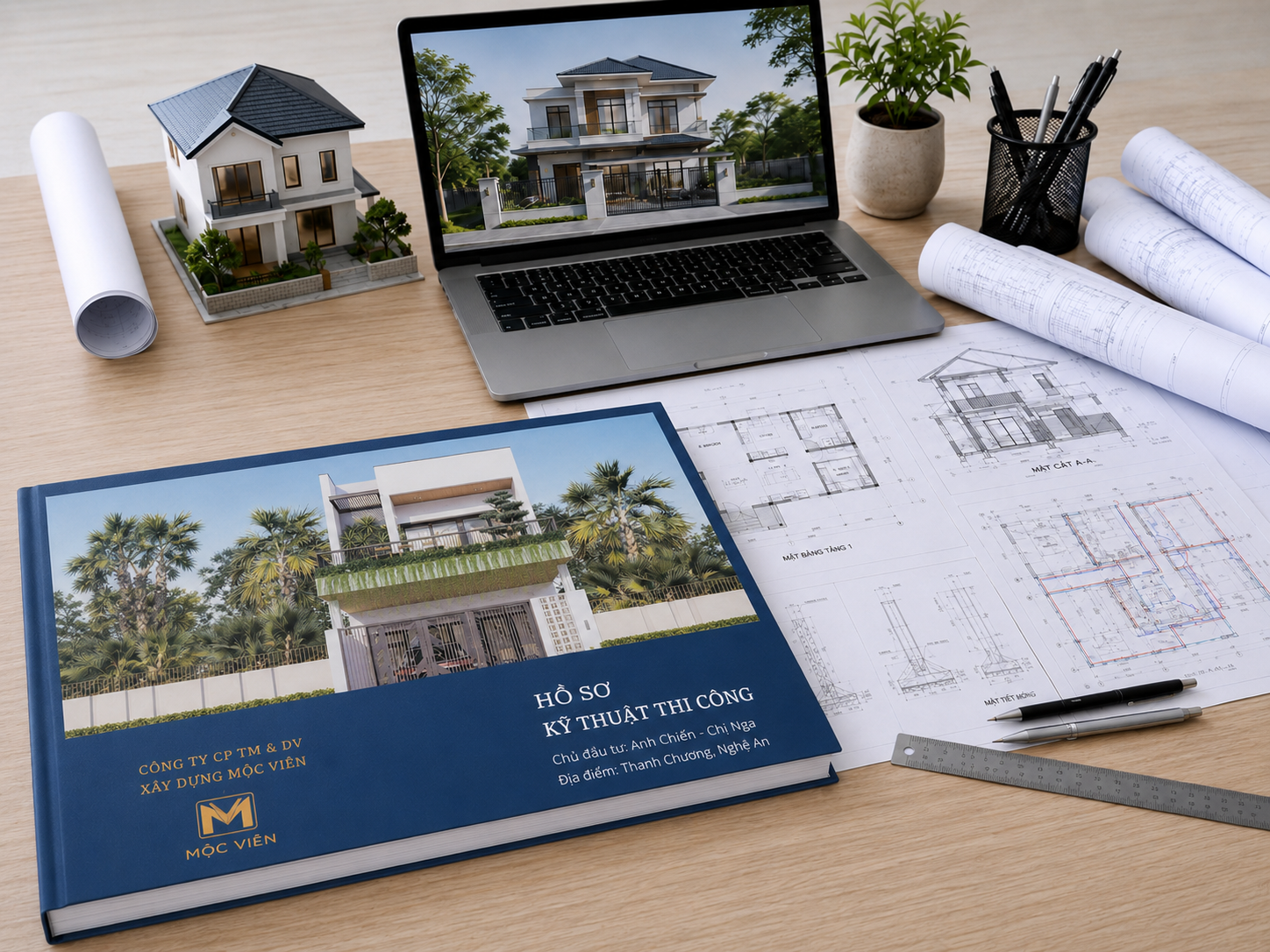 Bộ hồ sơ thiết kế nhà ở hoàn chỉnh