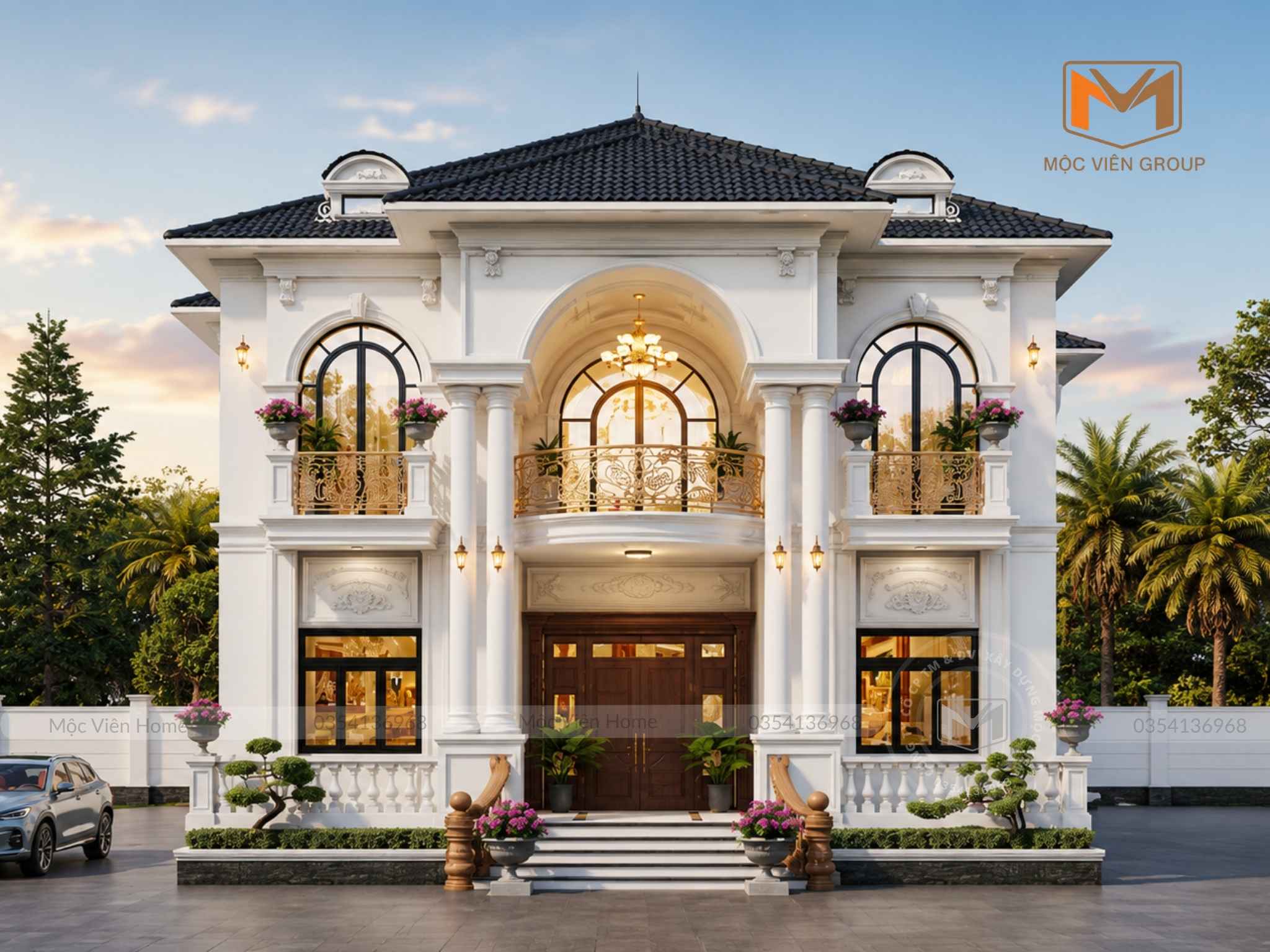 Biệt Thự 2 Tầng Tân Cổ Điển – Vẻ Đẹp Sang Trọng, Đẳng Cấp Vượt Thời Gian - MV00122