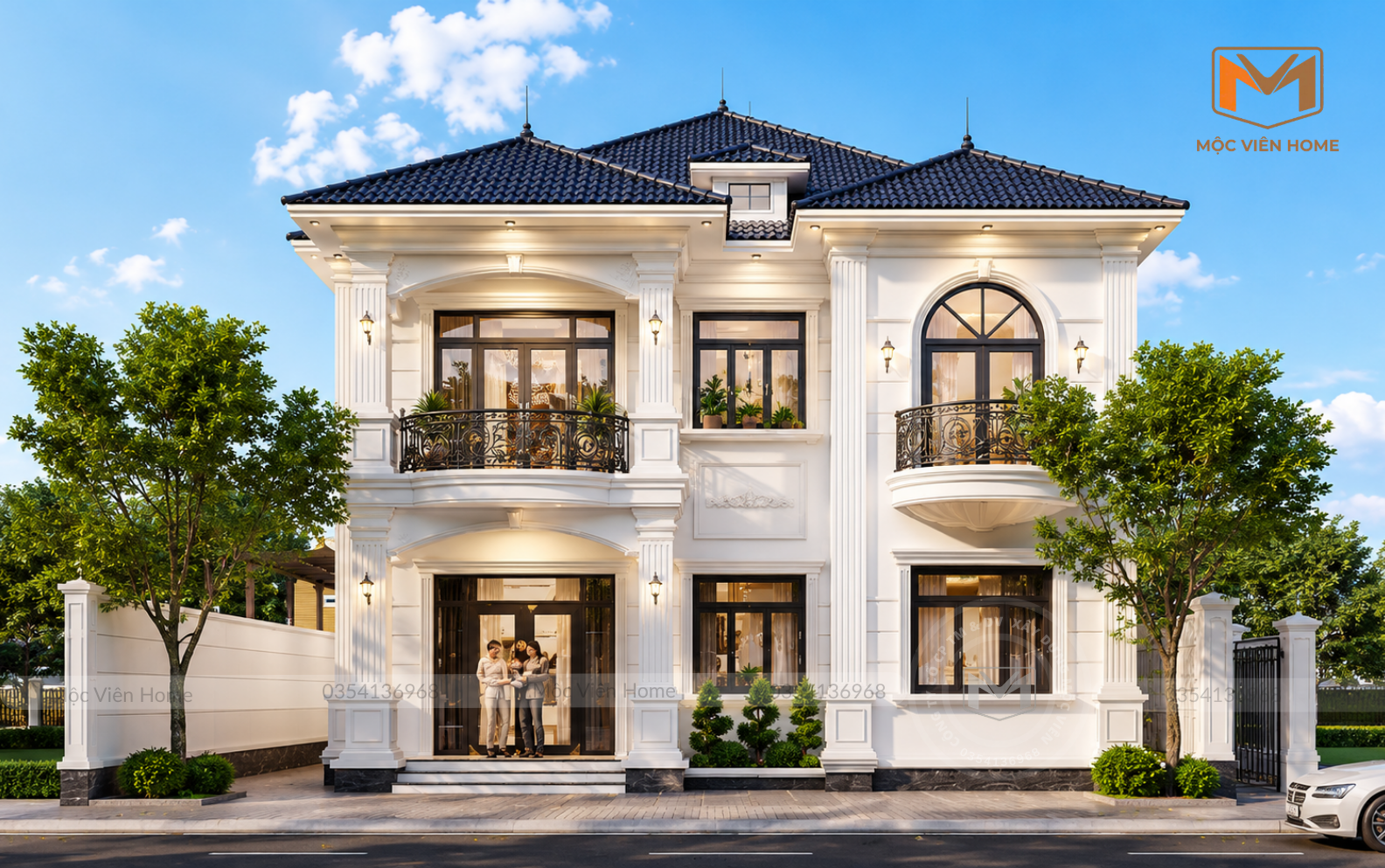 Biệt Thự 2 Tầng Mái Nhật Tân Cổ Điển – Kiến Trúc Sang Trọng, Không Gian Sống Đẳng Cấp - MV00124