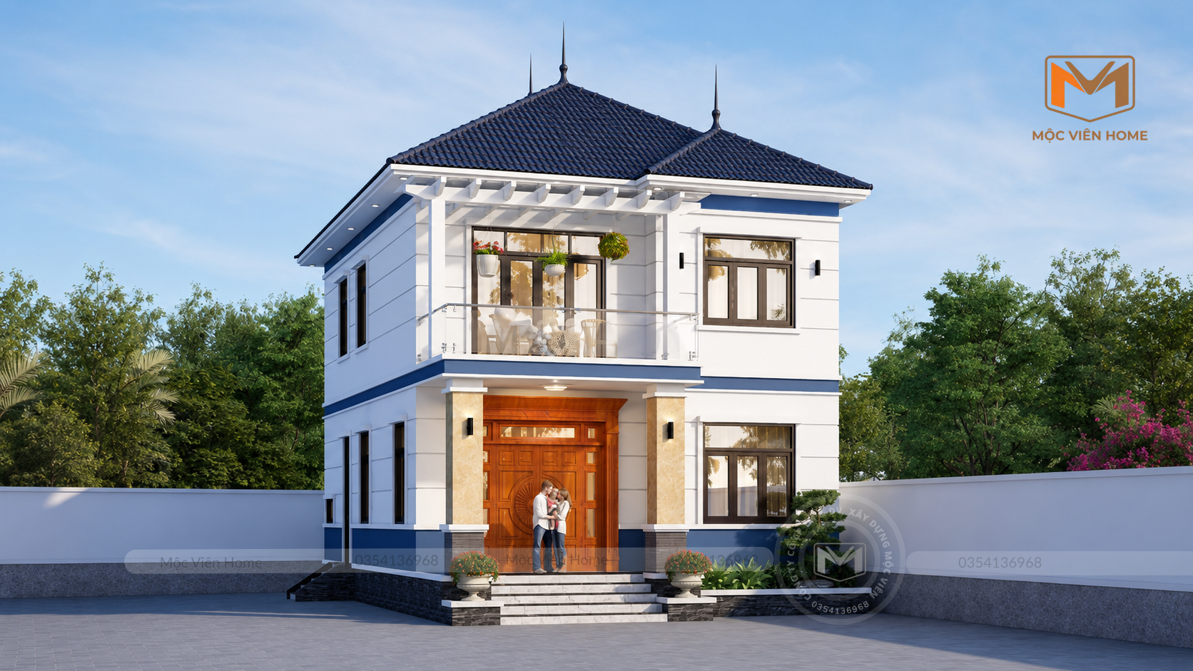 Mẫu Nhà 2 Tầng Mái Nhật Hiện Đại – Thiết Kế Thanh Lịch, Công Năng Tối Ưu Cho Gia Đình Việt - MV00127