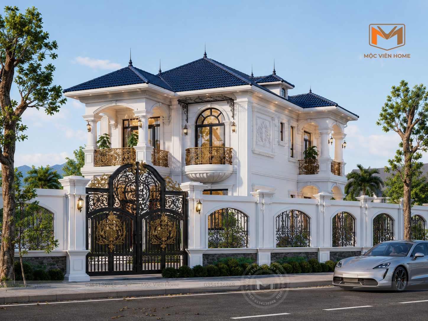 Mẫu Biệt Thự 2 Tầng Mái Nhật Tân Cổ Điển – Vẻ Đẹp Sang Trọng, Đẳng Cấp Và Trường Tồn Theo Thời Gian - MV00128